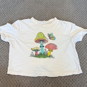 Future State White Short-Sleeve Mushroom Graphic Tee